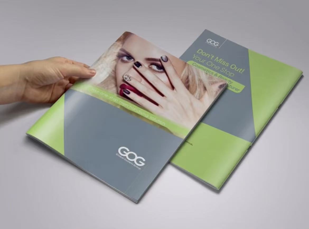 東莞化妝品畫冊設計：色彩與線條的完美融合！